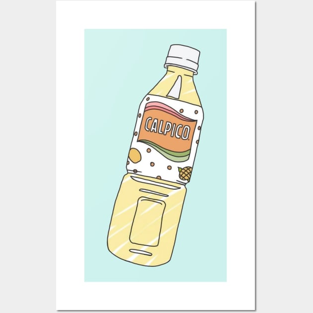 Calpis Mango CALPICO Wall Art by PeachPantone